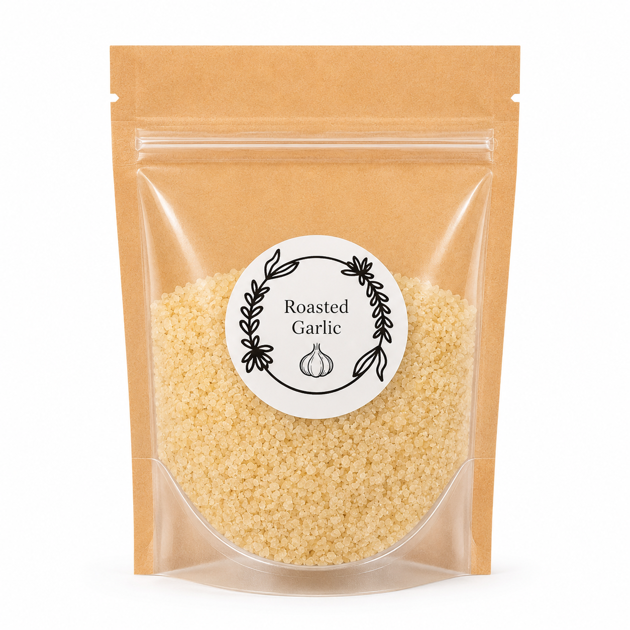 Roasted Garlic Infused Sea Salt — Refill Pouch